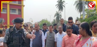 ভোট আবহে দক্ষিণেশ্বরে এসে মায়ের আশীর্বাদ নিলেন নিতিন নবীন