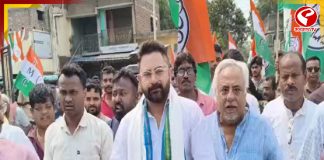 করিমপুরে নির্বাচনী প্রচারে তৃণমূলের তারকা প্রার্থী সোহম চক্রবর্তী