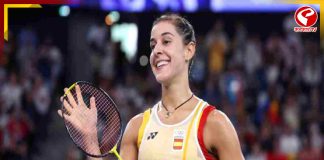 ৩২ বছর বয়সে ব্যাডমিন্টন থেকে অবসর নিলেন ক্যারোলিন মারিন