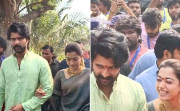 গ্রামের বাড়িতে পৌঁছলেন বিজয়-রশ্মিকা, নাচে-গানে নবদম্পতিকে স্বাগত গ্রামবাসীদের