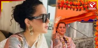 সাদা জামদানি নো মেকআপ লুকে নজর কাড়লেন কঙ্গনা