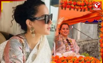 সাদা জামদানি নো মেকআপ লুকে নজর কাড়লেন কঙ্গনা