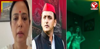 চটুল নাচ যোগীরাজ্যের ‘সিংঘম’-এর ভিডিও দেখিয়ে খোঁচা মহুয়া-অখিলেশের