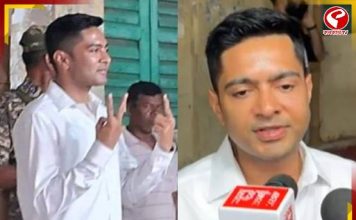 ‘প্রথম দফায় কুপোকাত, দ্বিতীয় দফায় দফারফা,’ ভোট দিয়েই বিজেপিকে নিশানা অভিষেকের