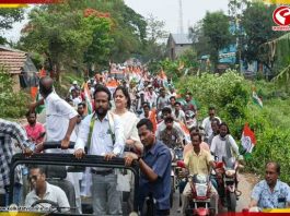 অমিত শাহের সভার ২৪ ঘণ্টায় পালটা ‘মহাসুনামি’, জামালপুরে তৃণমূলের মেগা বাইক র্যালিতে জনজোয়ার
