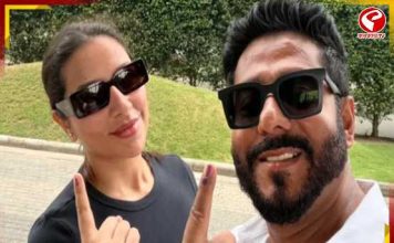 ভোট দিলেন রাজ-শুভশ্রী