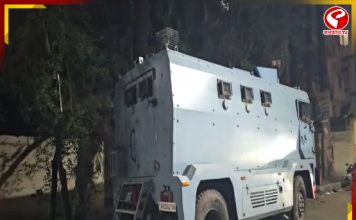 ভোটের আগেই রাজ্যে ঢুকল কেন্দ্রীয় বাহিনীর সাঁজোয়া গাড়ি