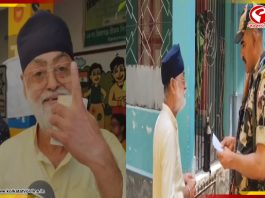 সাধারণ মানুষের সঙ্গে এক লাইনে দাঁড়িয়ে ভোট দিলেন জনপ্রিয় সঙ্গীতশিল্পী অরিজিৎ সিংয়ের বাবা