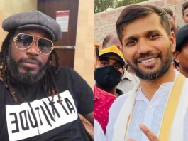 অশোক দিন্দার হয়ে ‘ভোট প্রচার’ গেইলের!