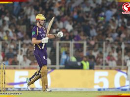 গ্রিনের দুর্দান্ত পারফরম্যান্স, গুজরাতকে ১৮১ রানের টার্গেট দিল KKR