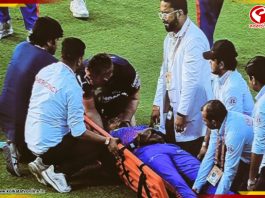 ক্যাচ নিতে গিয়ে মাথায় গুরুতর চোট পেলেন এনগিডি! নিয়ে যাওয়া হল হাসপাতালে