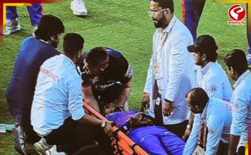 ক্যাচ নিতে গিয়ে মাথায় গুরুতর চোট পেলেন এনগিডি! নিয়ে যাওয়া হল হাসপাতালে