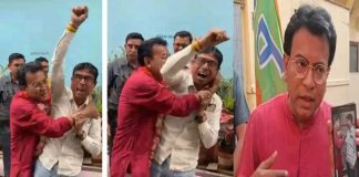 ‘জয় বাংলা’ বলায় যুবককে জড়িয়ে ধরে চুমু খেলেন বিজেপি প্রার্থী রুদ্রনীল