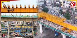 ১২০ ঘণ্টায় শেষ চিংড়িঘাটা মেট্রোর কাজ