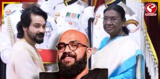 অভিষেকের তৈরি পোশাকে সাবেকি সাজে পদ্ম সম্মানের মঞ্চে প্রসেনজিৎ চট্টোপাধ্যায়