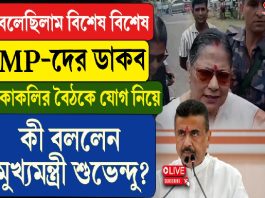 বলেছিলাম বিশেষ বিশেষ MP-কে ডাকা হবে, কাকলির বৈঠকে যোগ নিয়ে কী বললেন মুখ্যমন্ত্রী?