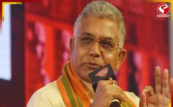 পুরানো মেজাজে ধরা দিলেন দিলীপ ঘোষ