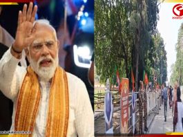 নির্দিষ্ট সময়ের একঘণ্টা আগেই কলকাতায় প্রধানমন্ত্রী, ব্রিগেডের উদ্দেশে রওনা মোদির কনভয়