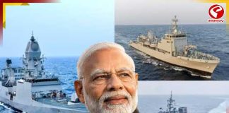 সমুদ্রে ভারতের গর্জন! নৌসেনায় জুড়ল ৩ যুদ্ধজাহাজ, জেনে নিন ত্রিফলার শক্তি