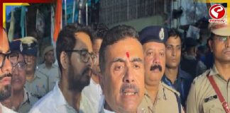 তৃণমূলের হাতে খুন বিজেপি কর্মীর বাড়িতে মুখ্যমন্ত্রী শুভেন্দু