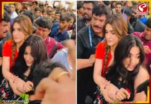 ‘ককটেল ২’ প্রচারে ভক্তদের ভিড়ে হুড়োহুড়ি, রশ্মিকাকে আগলে ভাইরাল কৃতী শ্যানন