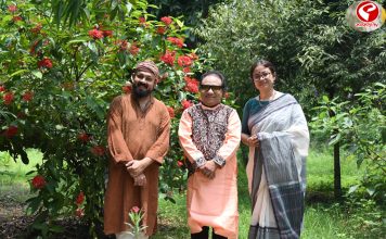 শান্তিনিকেতনে ‘রক্তকরবী’র শতবর্ষে অনন্য শ্রদ্ধা, পরিবেশ দিবসে প্রদ্যুৎ মুখোপাধ্যায়ের ভিন্নধর্মী উদ্যোগ