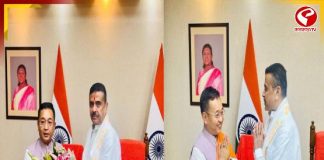 নবান্নে বাংলার মুখ্যমন্ত্রী শুভেন্দু অধিকারীর সঙ্গে দেখা করলেন সিকিমের মুখ্যমন্ত্রী
