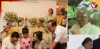 আমির-গৌরীর বিয়েতে বলিউডের তারকাদের মেলা, ভাইরাল ছবি-ভিডিও