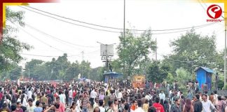 ধর্মতলায় ছাত্র বিক্ষোভে বিশৃঙ্খলা, ৫ জন আটক!