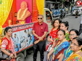 বিধানচন্দ্র রায়কে স্মরণ, শহরের রাজপথে ‘জীবন দেবতা রথ’