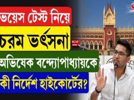 চরম ভর্ৎসনা অভিষেককে, ভয়েস টেস্ট দিতে নির্দেশ কলকাতা হাইকোর্টের