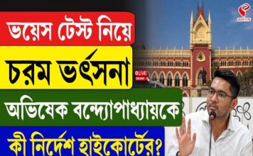 চরম ভর্ৎসনা অভিষেককে, ভয়েস টেস্ট দিতে নির্দেশ কলকাতা হাইকোর্টের